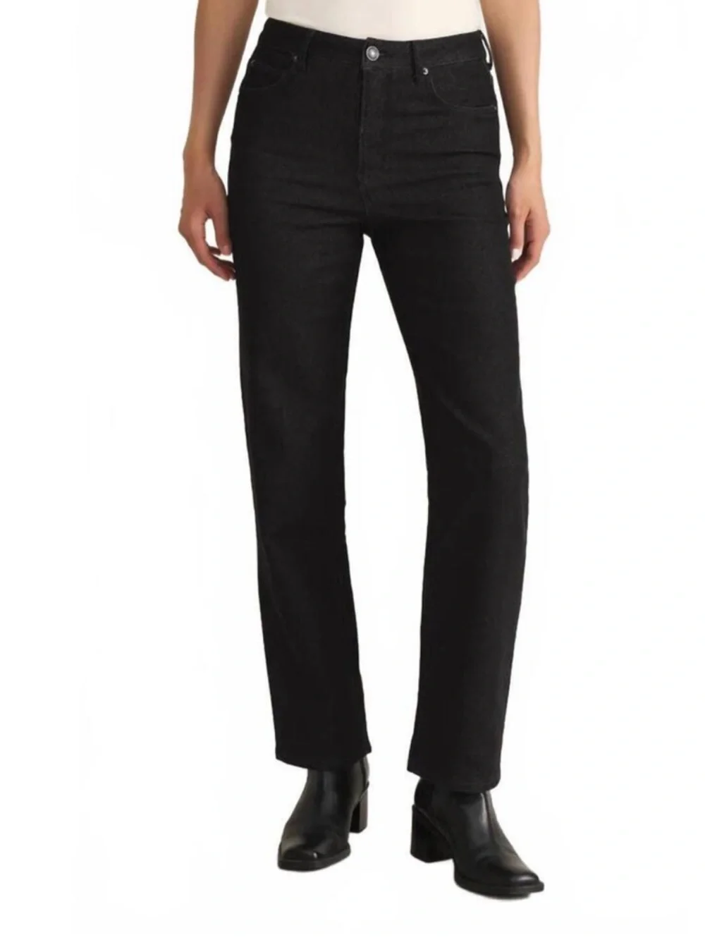 Z Supply Straight-Leg Black High-Rise Women’s Jeans Size 29 NWT